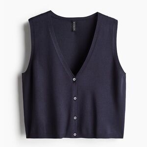 Navy sweater vest
